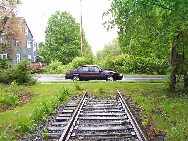 Danvers - Yes, that is Jeffey Joe Decaprio's car, just waiting for a train to come along and run it over. 